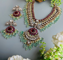 Load image into Gallery viewer, "Rajwada Reverie" Layered Rani Haar Set