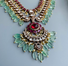 Load image into Gallery viewer, "Rajwada Reverie" Layered Rani Haar Set