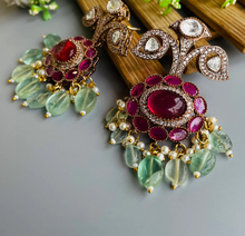 Load image into Gallery viewer, "Rajwada Reverie" Layered Rani Haar Set