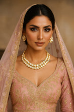 Load image into Gallery viewer, “Rani Rekha” (Classic 2-Line Kundan Set)