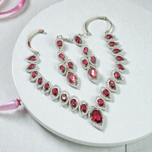 Load image into Gallery viewer, Ruby Zenith Necklace