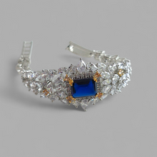 Load image into Gallery viewer, Midnight Lustre (Blue Sapphire diamond Bracelet)