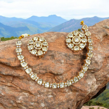Load image into Gallery viewer, Royal Bloom Uncut Polki Diamond Set- classic