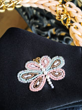 Load image into Gallery viewer, Kyra black mask with mask chain