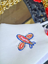 Load image into Gallery viewer, Plane white mask with mask chain