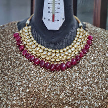 Load image into Gallery viewer, Kundan Glow – Royale Ruby Edition