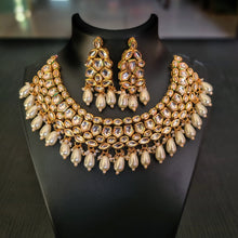 Load image into Gallery viewer, Kundan Glow – Classic Ivory Edition