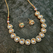 Load image into Gallery viewer, “Chandni Symphony” (Uncut Polki & Diamond Necklace)