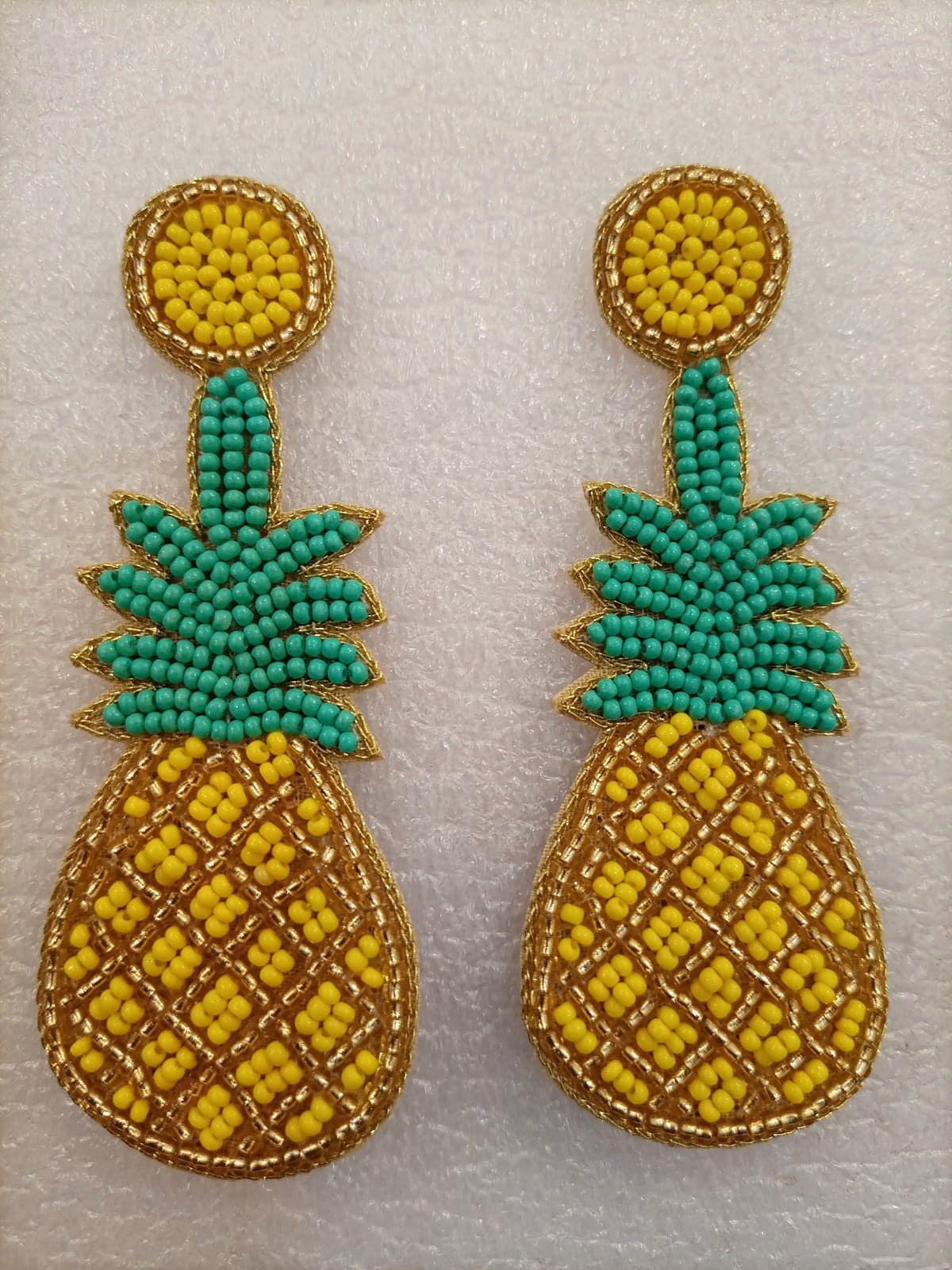 Pineapple earrings The House of Aqua