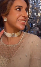 Load image into Gallery viewer, "Noorani Bindu" Kundan Diamond Choker Set