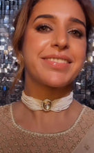 Load image into Gallery viewer, "Noorani Bindu" Kundan Diamond Choker Set