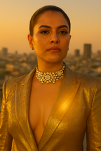 Load image into Gallery viewer, &quot;Sitaara&quot; Kundan Choker Set
