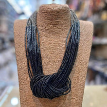 Load image into Gallery viewer, Statement knot necklace- Aqua
