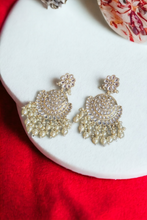 Load image into Gallery viewer, Sheeshmahal polki uncut earrings
