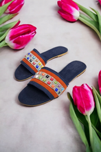 Load image into Gallery viewer, Multicolour studded slip on
