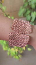 Load and play video in Gallery viewer, Roselle Crystal Handcuff (Blush Radiance Edition)
