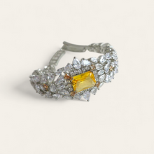 Load image into Gallery viewer, Golden Lustre (Yellow Sapphire diamond Bracelet)
