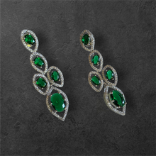 Load image into Gallery viewer, Emerald Zenith earrings
