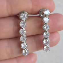 Load image into Gallery viewer, Solitaire tennis necklace set
