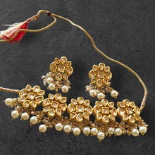 Load image into Gallery viewer, “Chandrika Pearl Choker”
