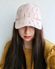 Load image into Gallery viewer, Diamonté baby pink cap
