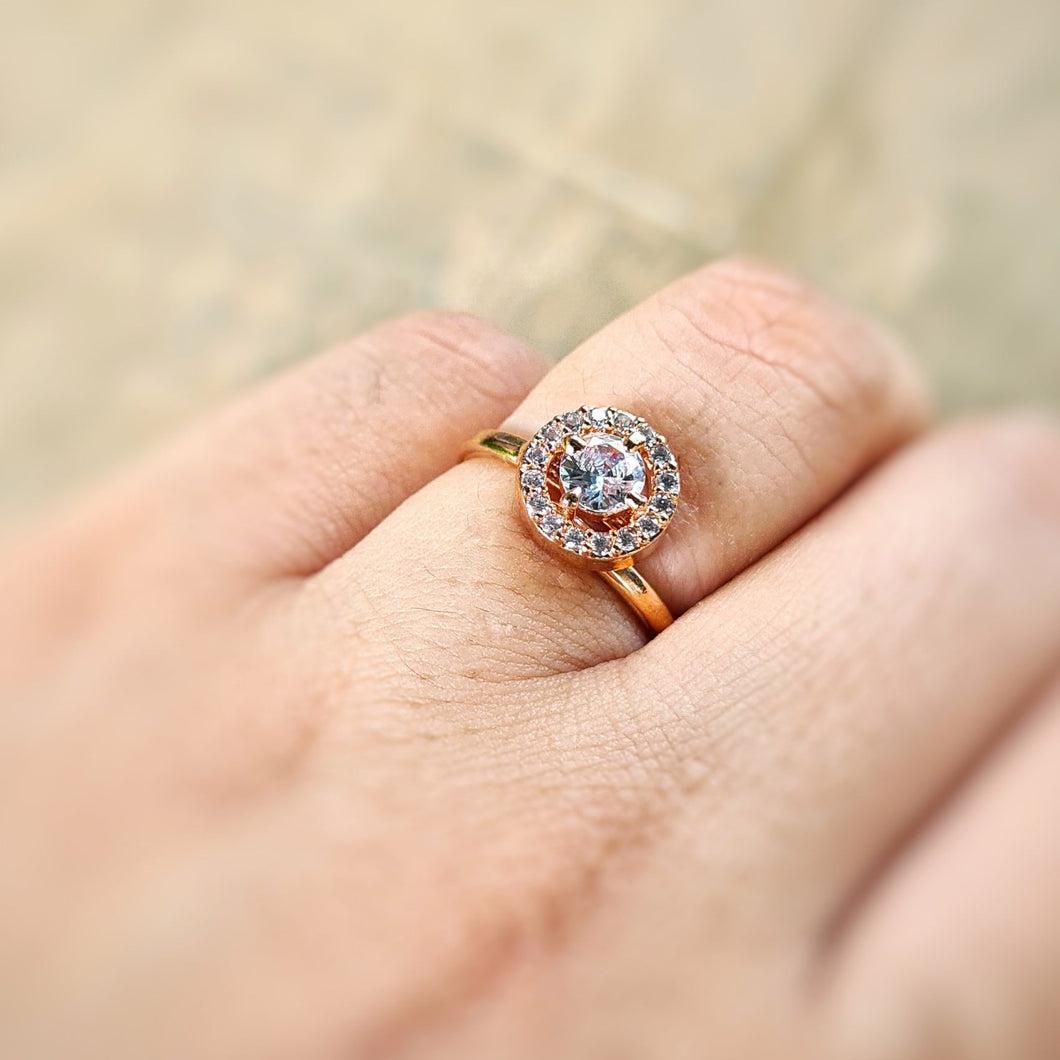 Diamond ring- rose gold