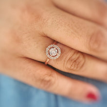 Load image into Gallery viewer, Diamond ring- rose gold
