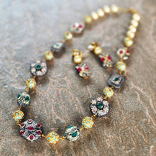 Load image into Gallery viewer, Silver antique set with pearls
