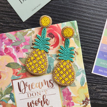 Load image into Gallery viewer, Pineapple earrings

