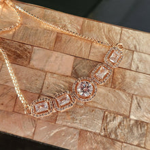 Load image into Gallery viewer, Solitaire rose gold diamond Bracelet
