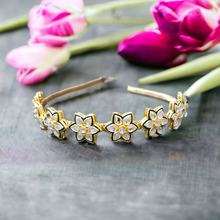 Load image into Gallery viewer, Floral kundan hairband

