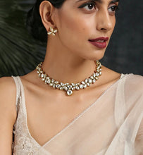 Load image into Gallery viewer, Marquise kundan necklace
