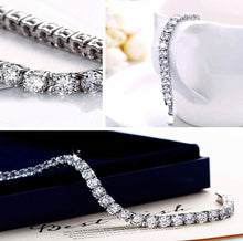 Load image into Gallery viewer, Swarovski Royal White Diamond Solitaire Crystal Bracelet
